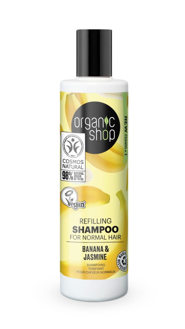Champú Rellenador de Plátano y Jazmín - Organic Shop