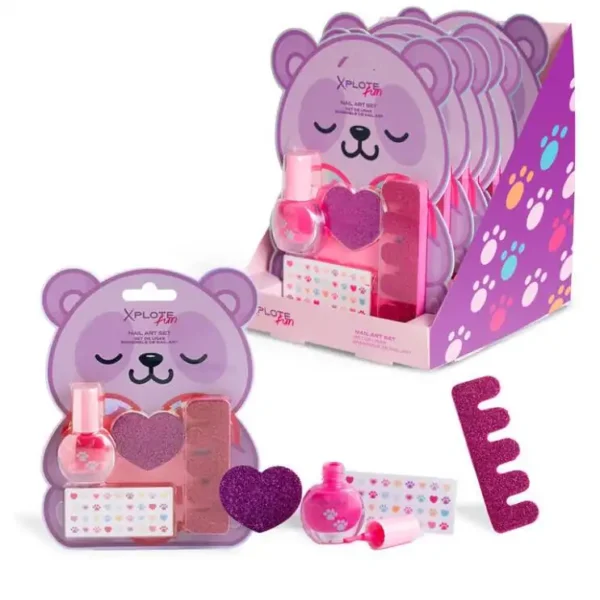 XPLOTE FUN  Set Cute Panda Nail Art