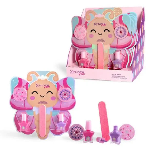 XPLOTE FUN Set Happy Butterfly Nail Polish Trio